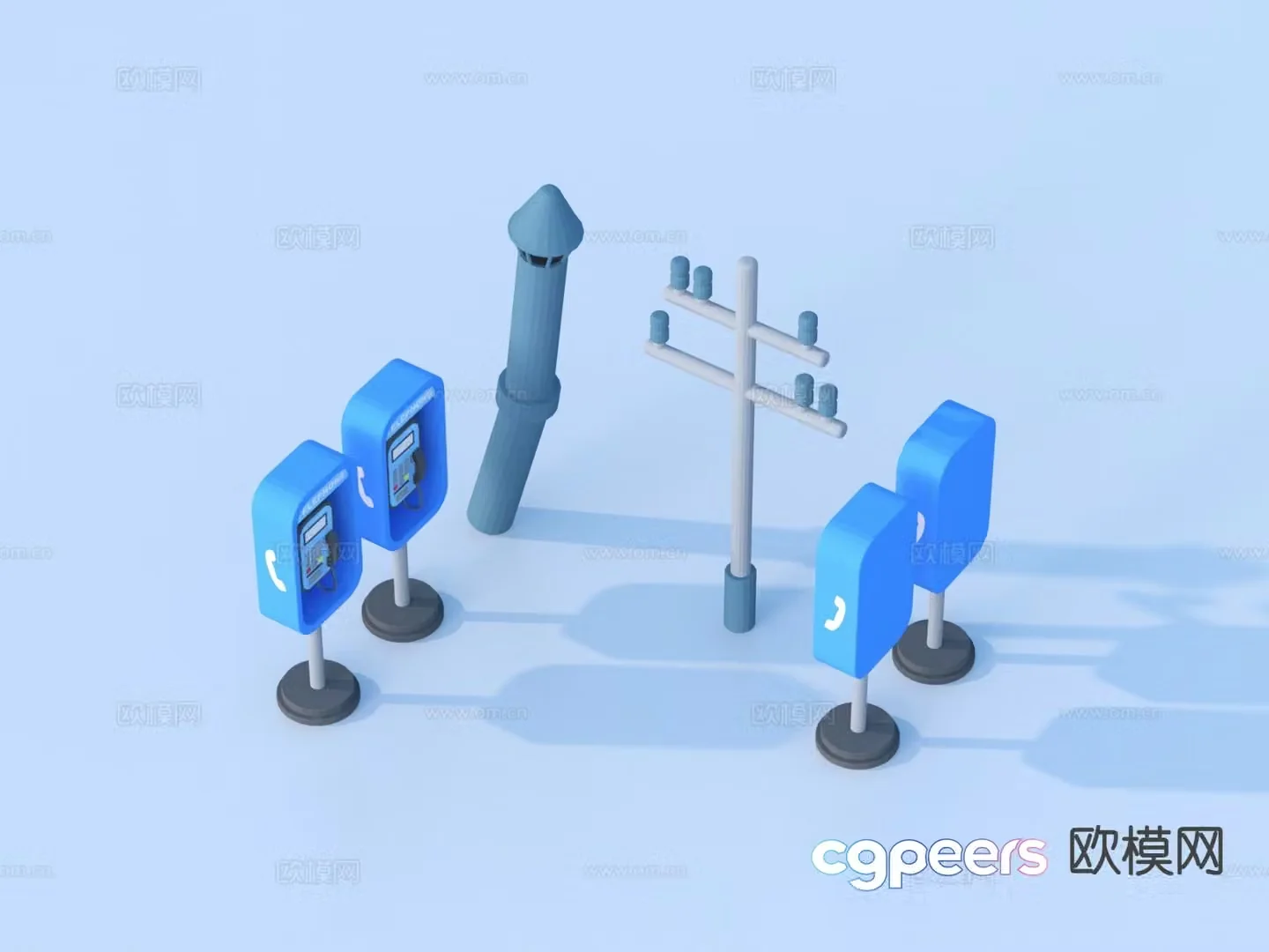 Cartoon toys children’s sketch 3d model