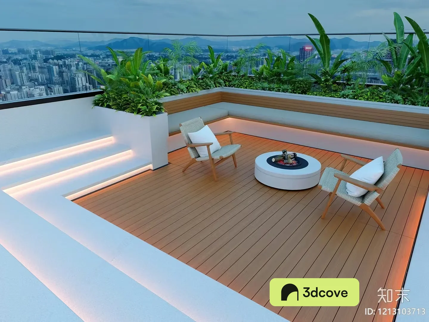Cozy Rooftop Patio