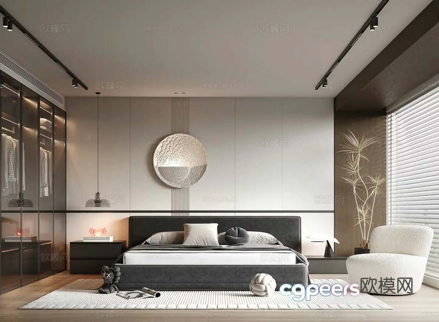 Italian bedroom 3d model