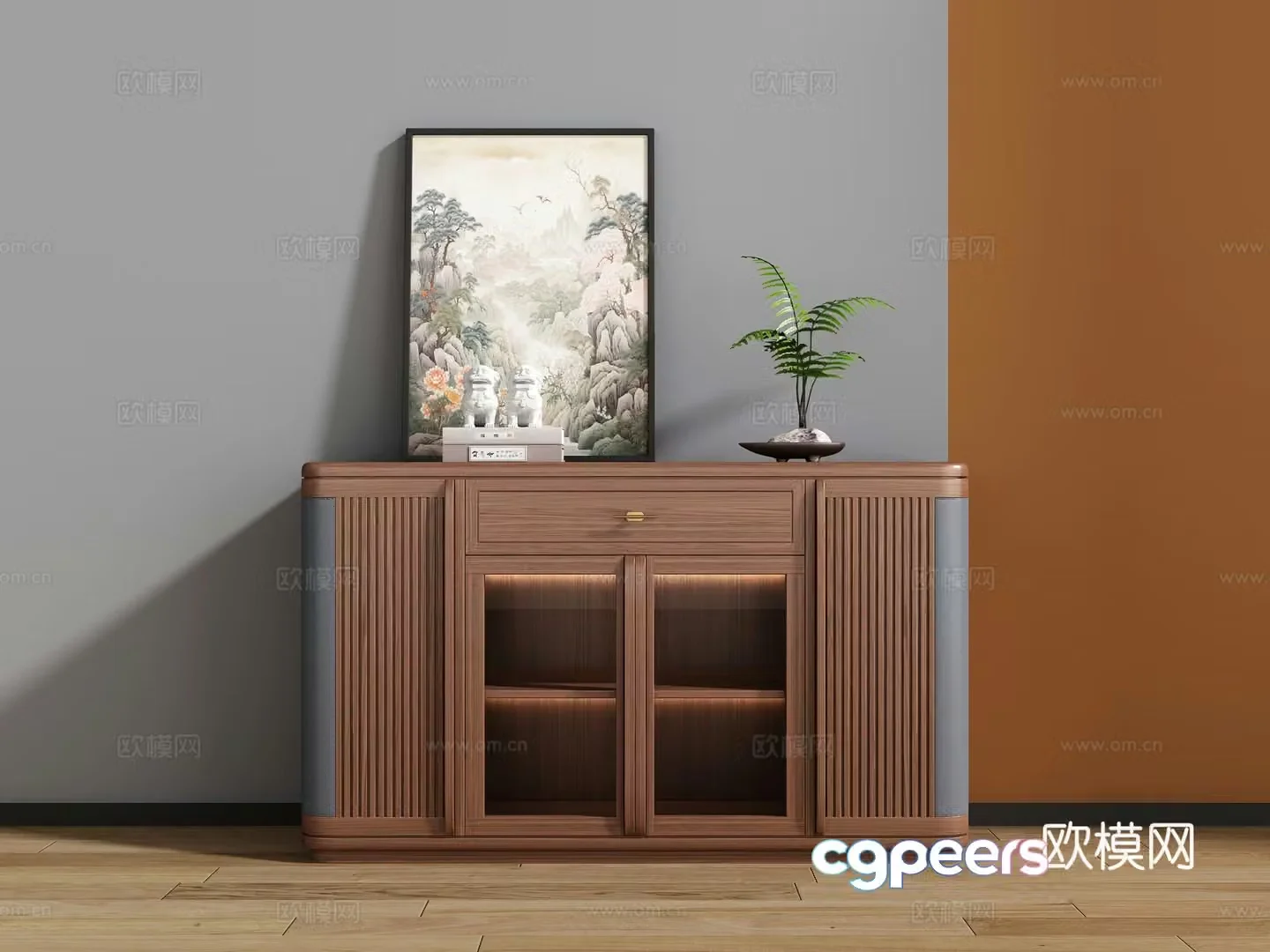 New Chinese sideboard 3D model