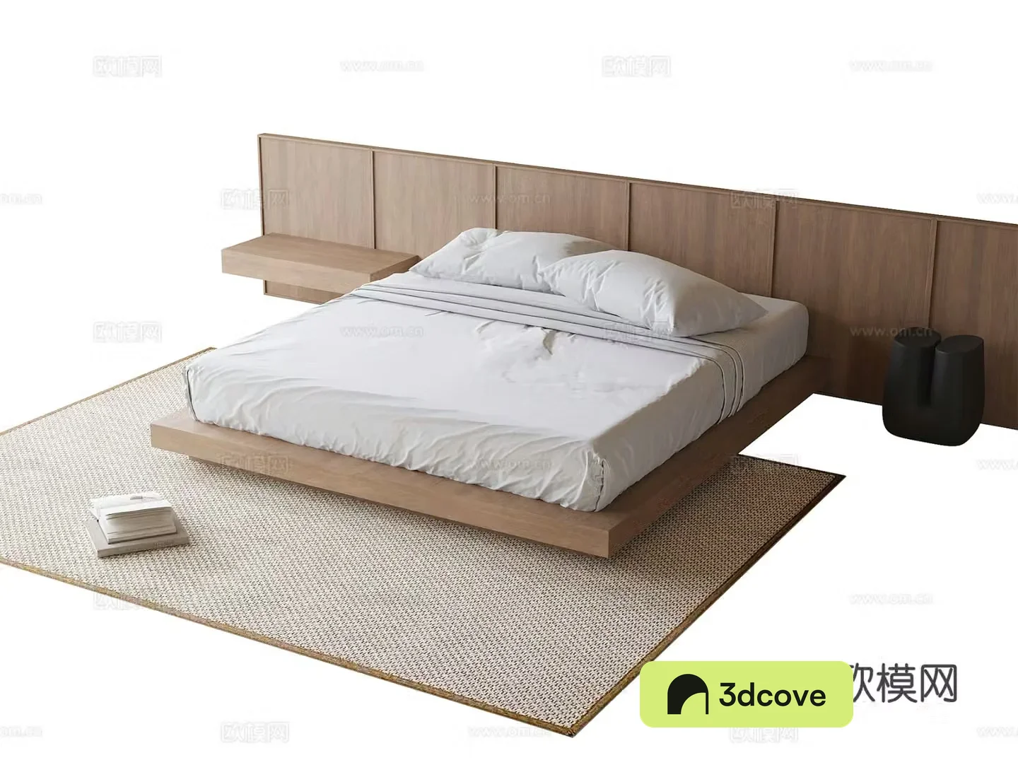 Modern double bed