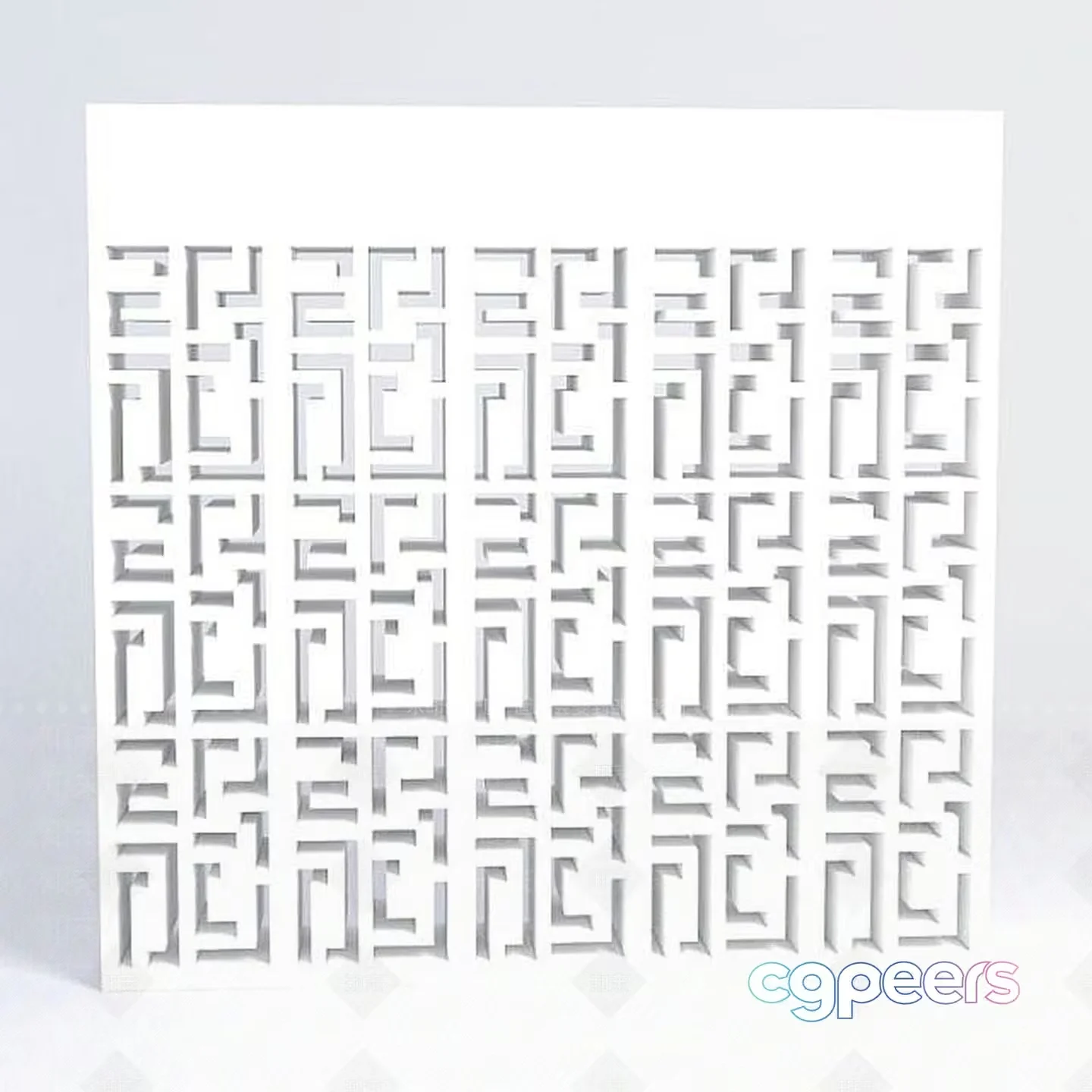 Modern Square Vent 3D Model – 21752 – VRAY Render