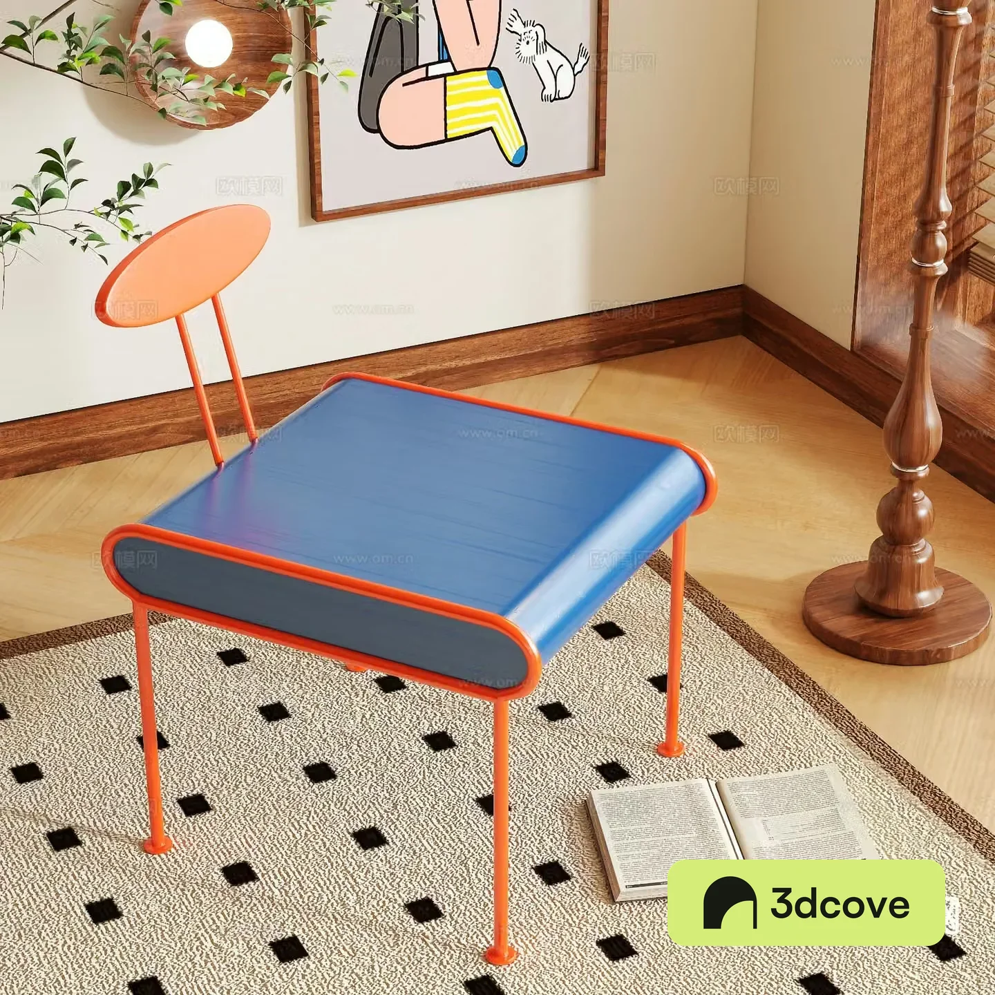 Memphis style chair leisure chair single chair