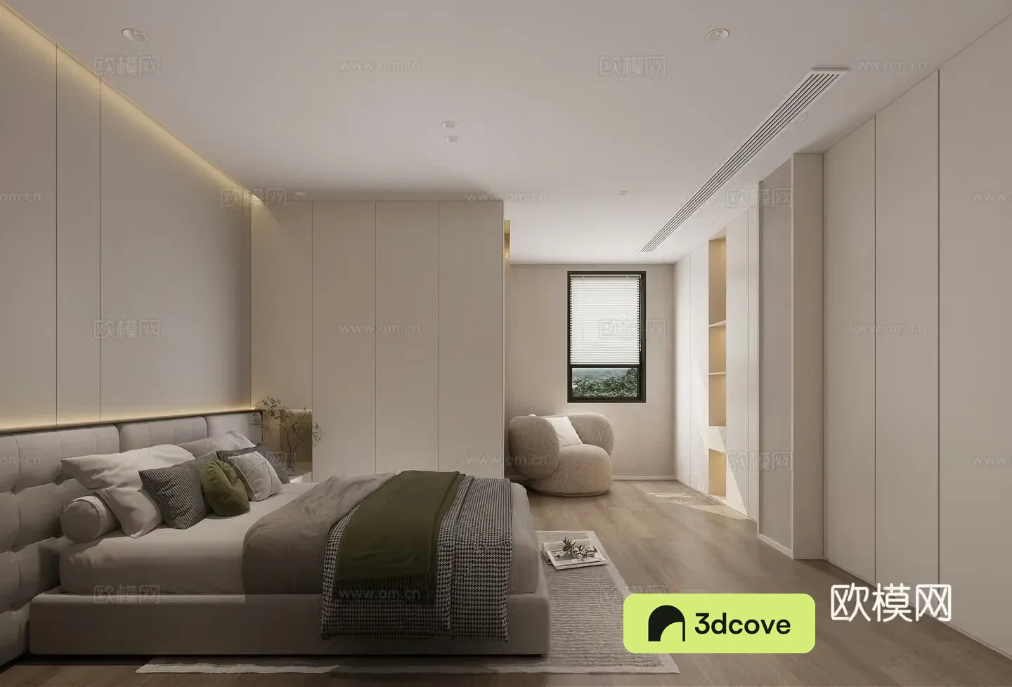 Creamy Bedroom