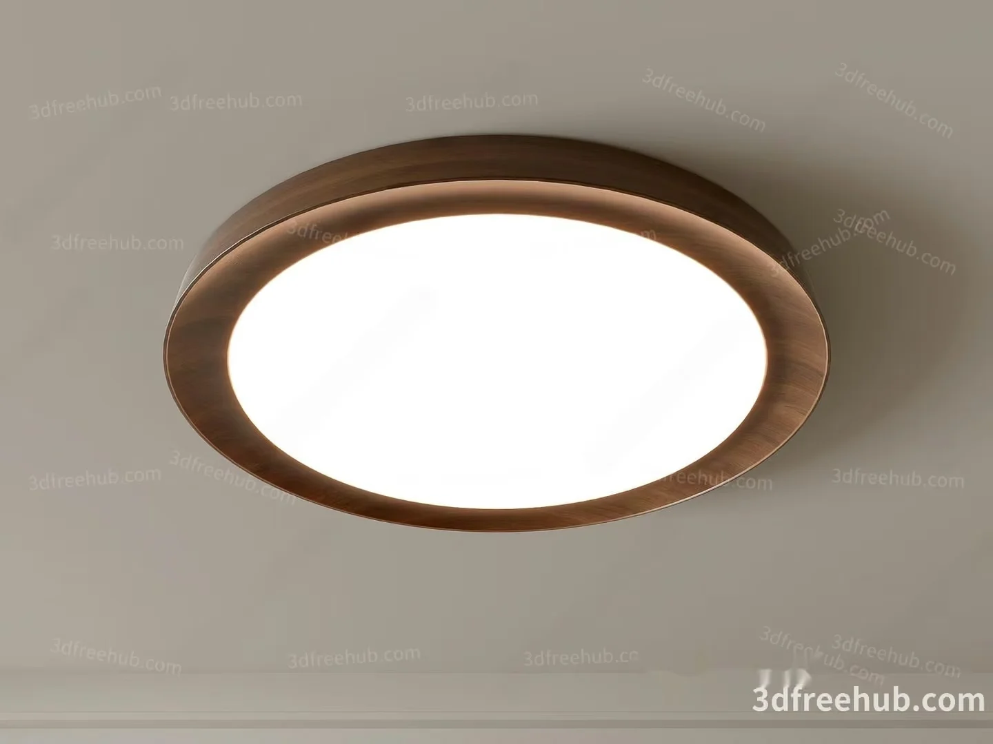 Gold Light Fixture 3D Model – 22969 – VRAY Render