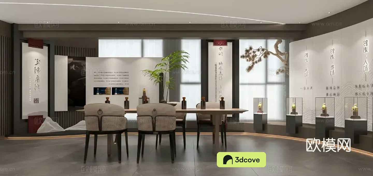 New Chinese wine exhibition hall Sauce wine experience center