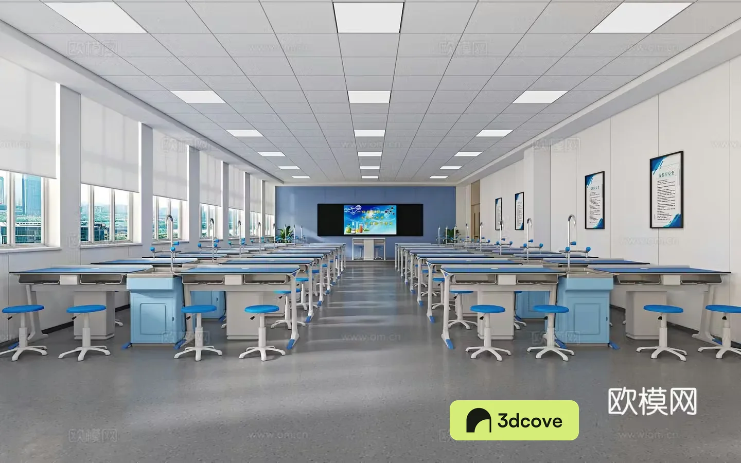 Modern chemistry laboratory
