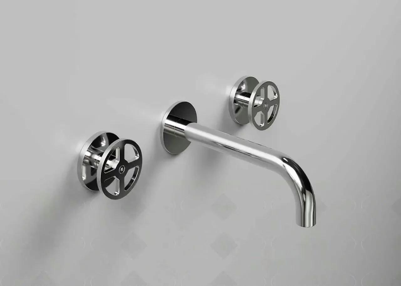 A Silver Faucet 3D Model – 10159 – VRAY Render