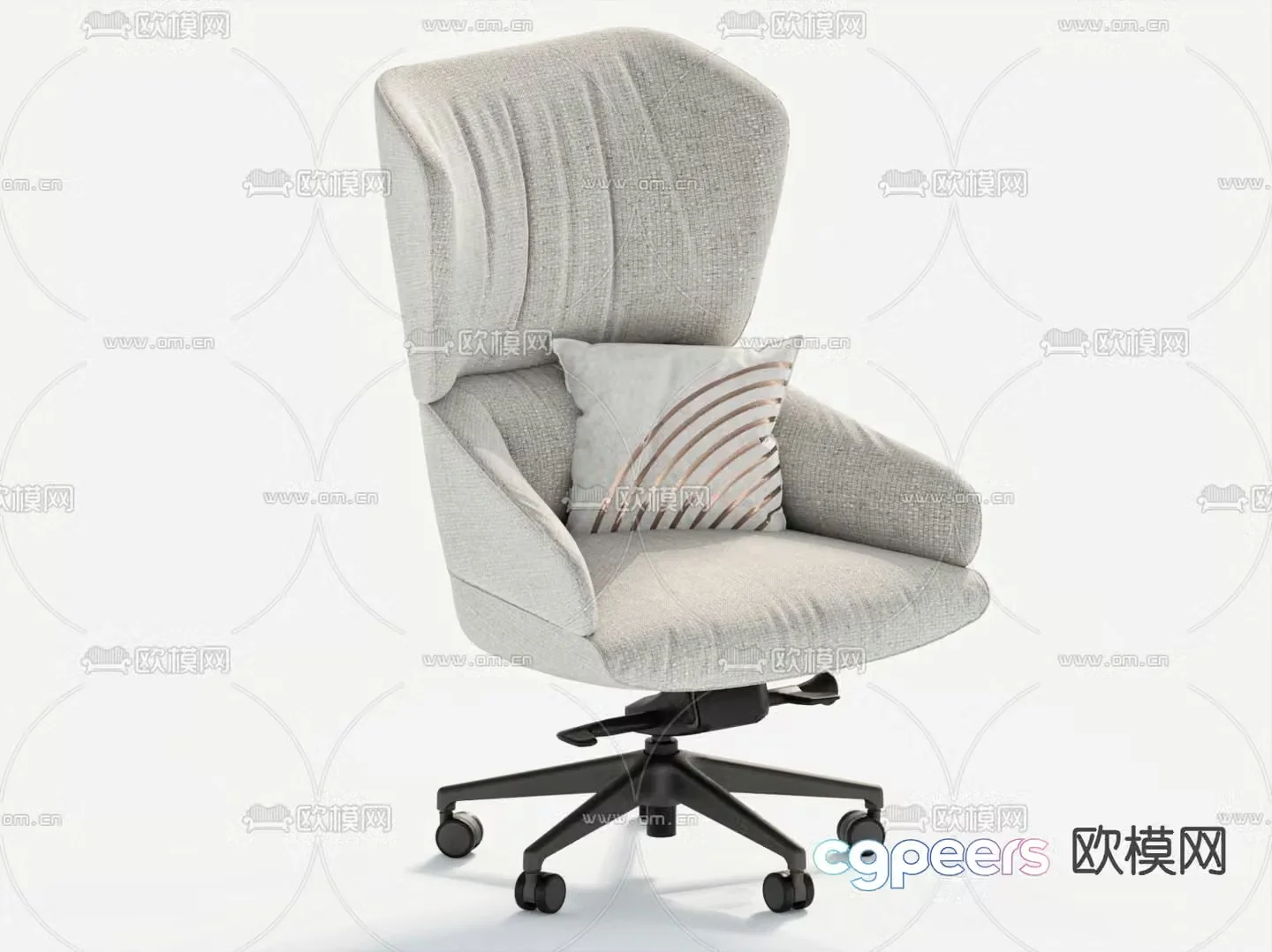 Modern office chair computer chair boss chair 3d model