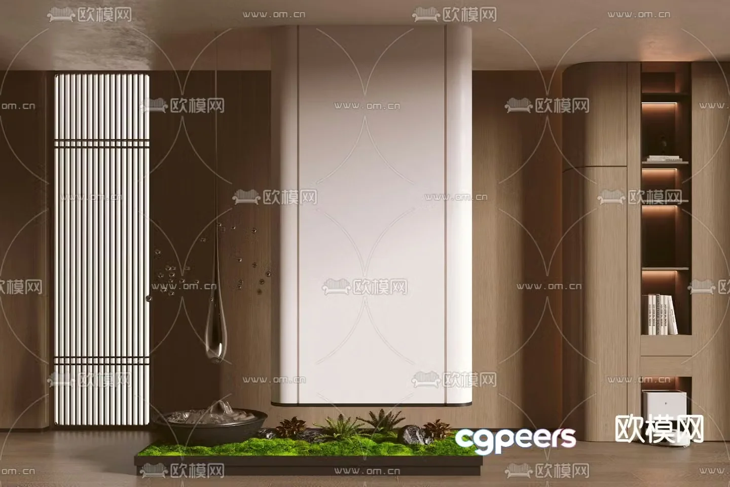 Entrance entrance hall entrance hall partition 3D model