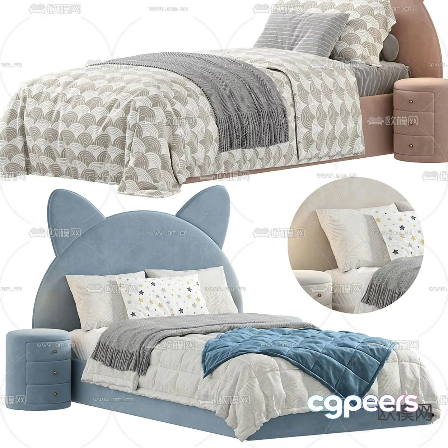 children’s bed child’s bed 3d model