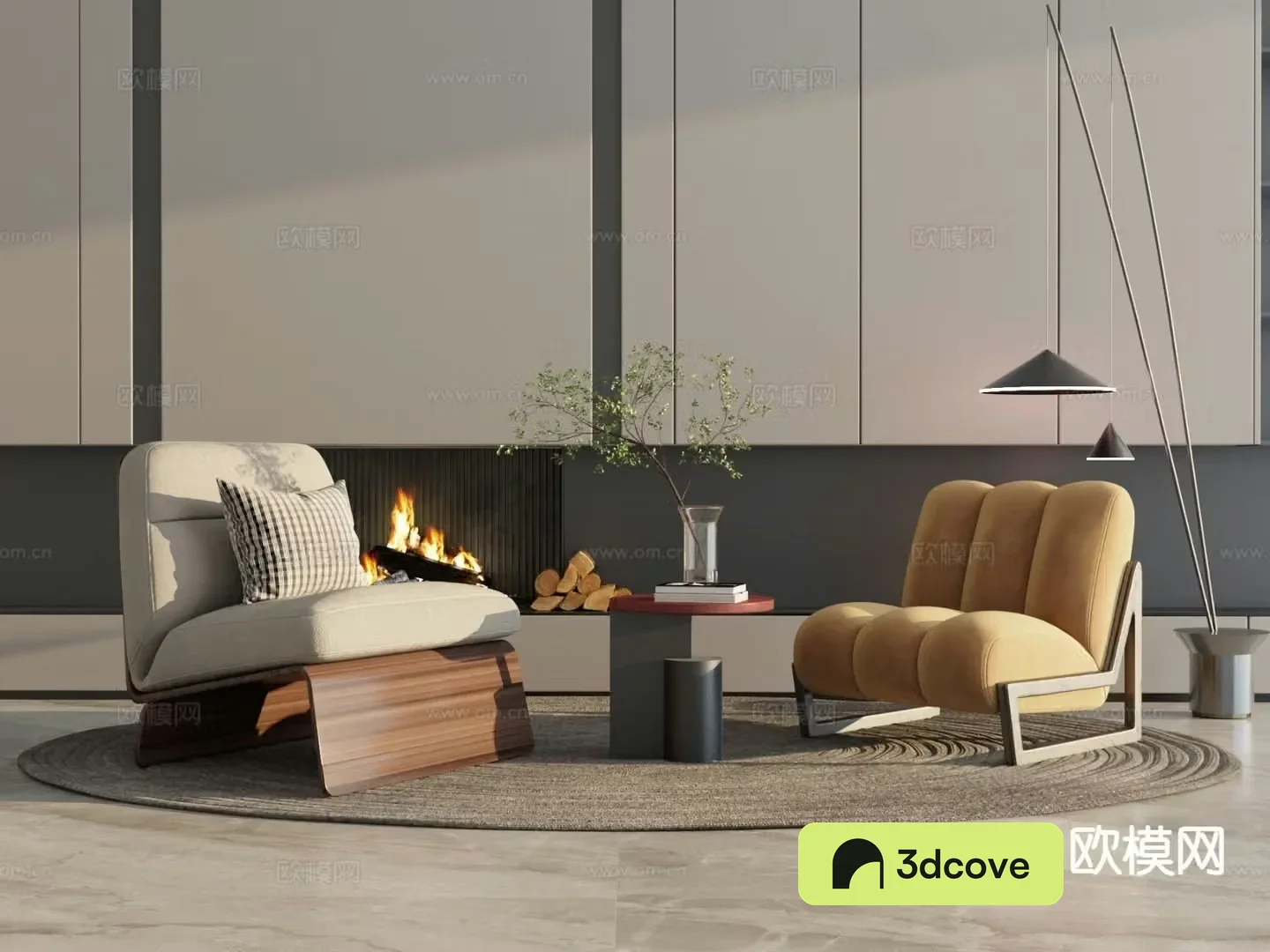 Modern sofa chair leisure chair table