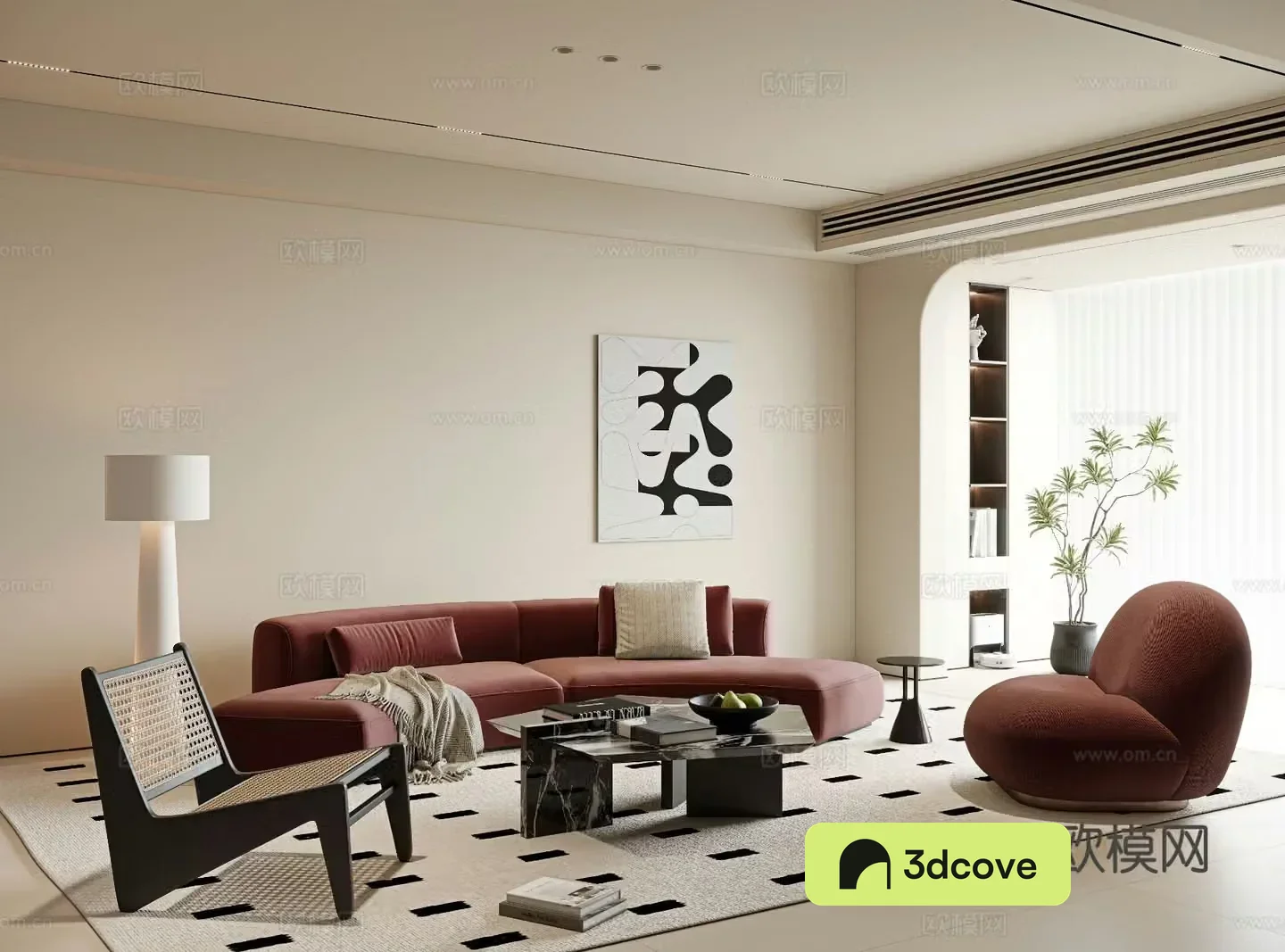 Cream style living room