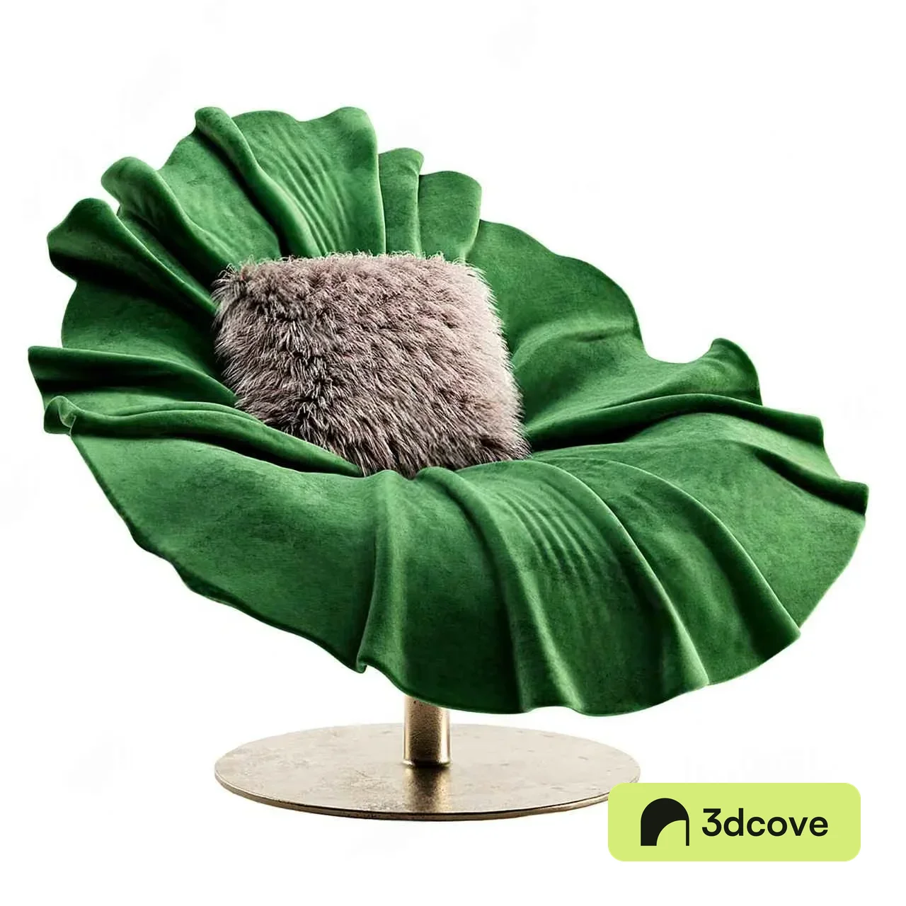 A Green Velvet Chair