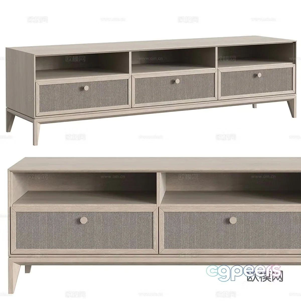 New Chinese TV cabinet 3D model