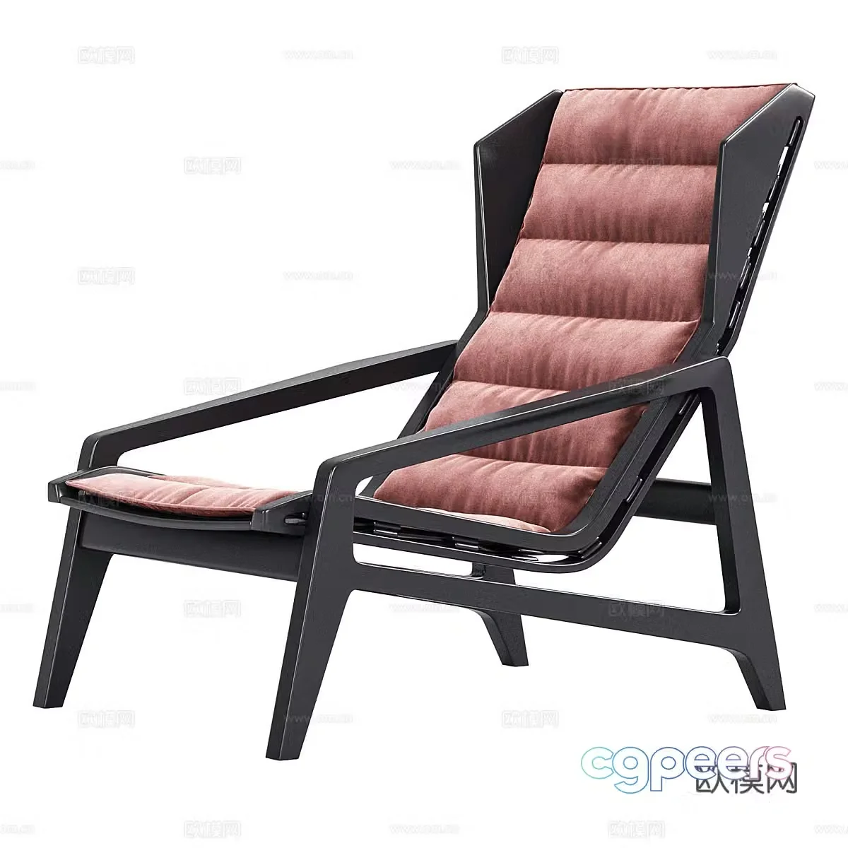 Ancient leisure chairs outdoor leisure chairs courtyard leisure chairs outdoor single chairs wooden single chairs leather 3d model