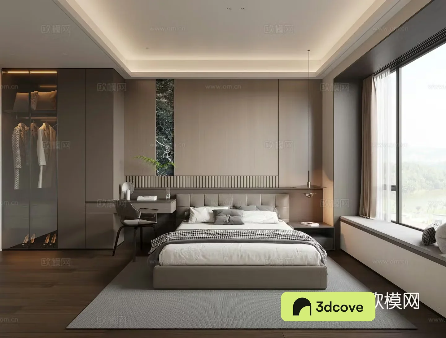Modern bedroom