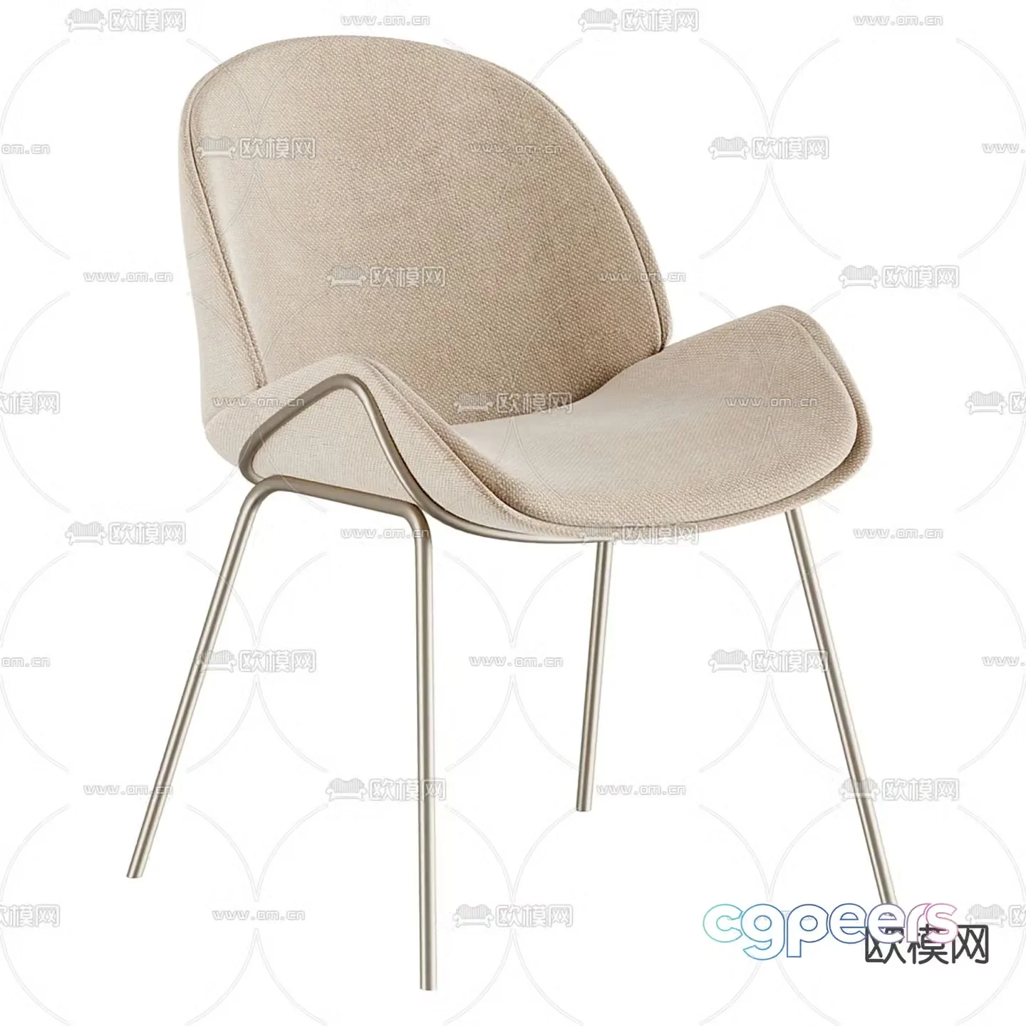 chair dining chair 3d model