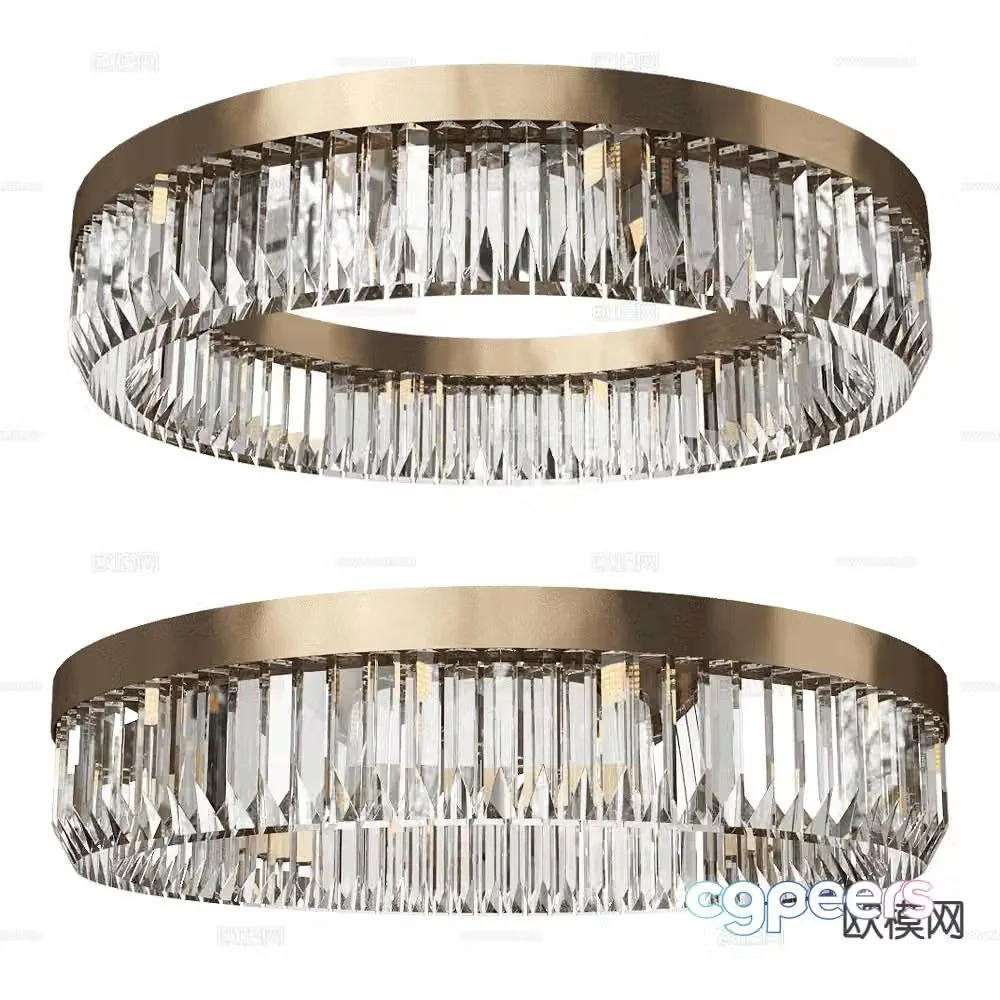 Patrizia light luxury ceiling lamp hall lamp 3d model