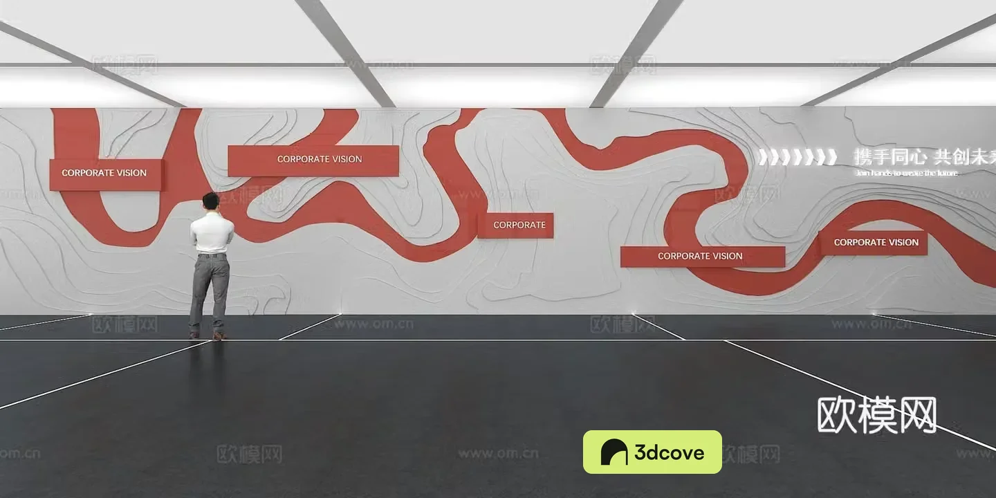 Cultural wall Corporate culture wall Display wall Theme wall Exhibition hall Campus culture Corridor