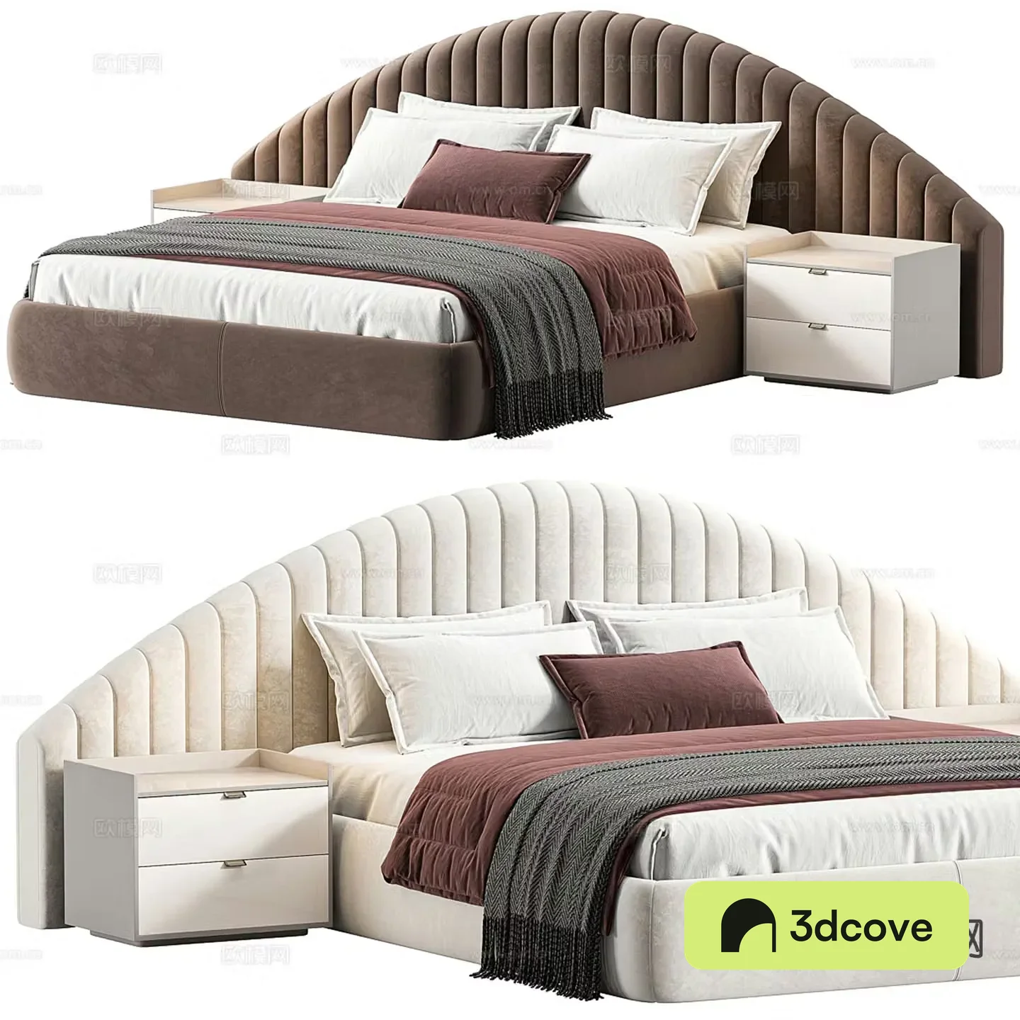 Decoreo European style double bed