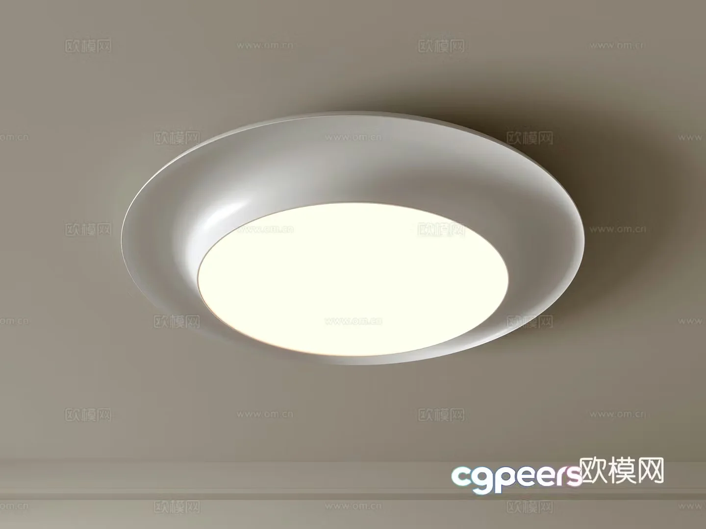 Modern ceiling lamp Geometric ceiling lamp Bedroom lamp Artistic shaped lamp Fashion living room lamp 3D model