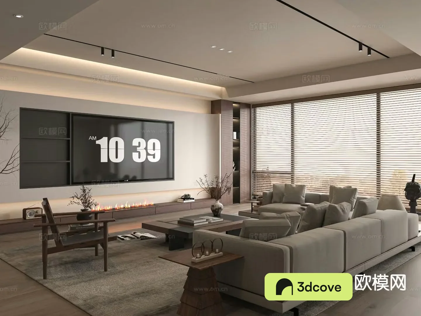 Wabi-sabi living room