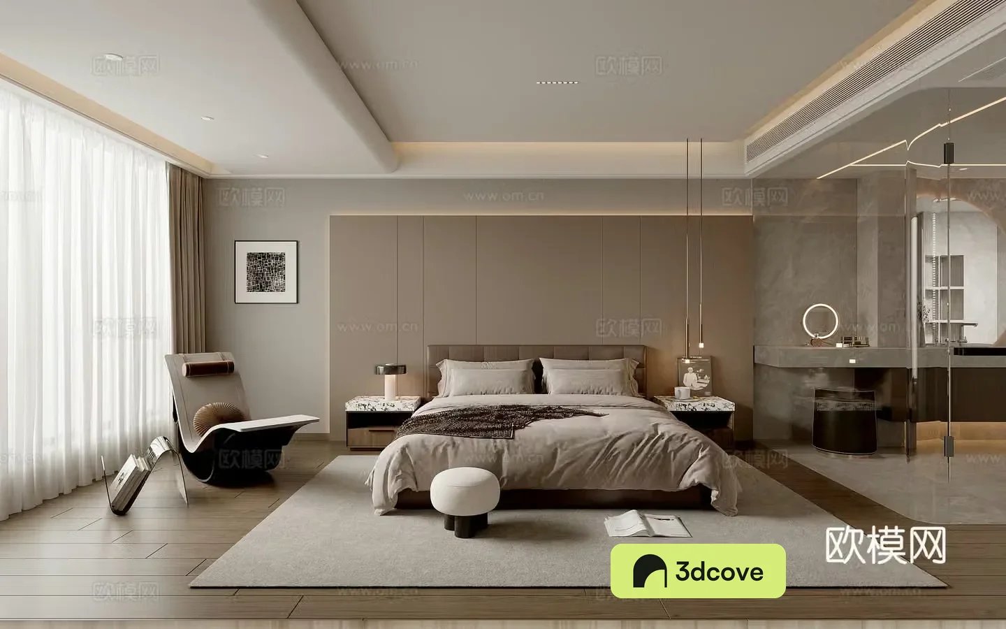 Creamy Bedroom Master Bedroom