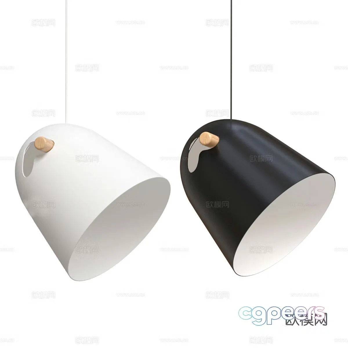 Nordic simple chandeliers chandeliers simple chandeliers dining chandeliers living room chandeliers 3D model