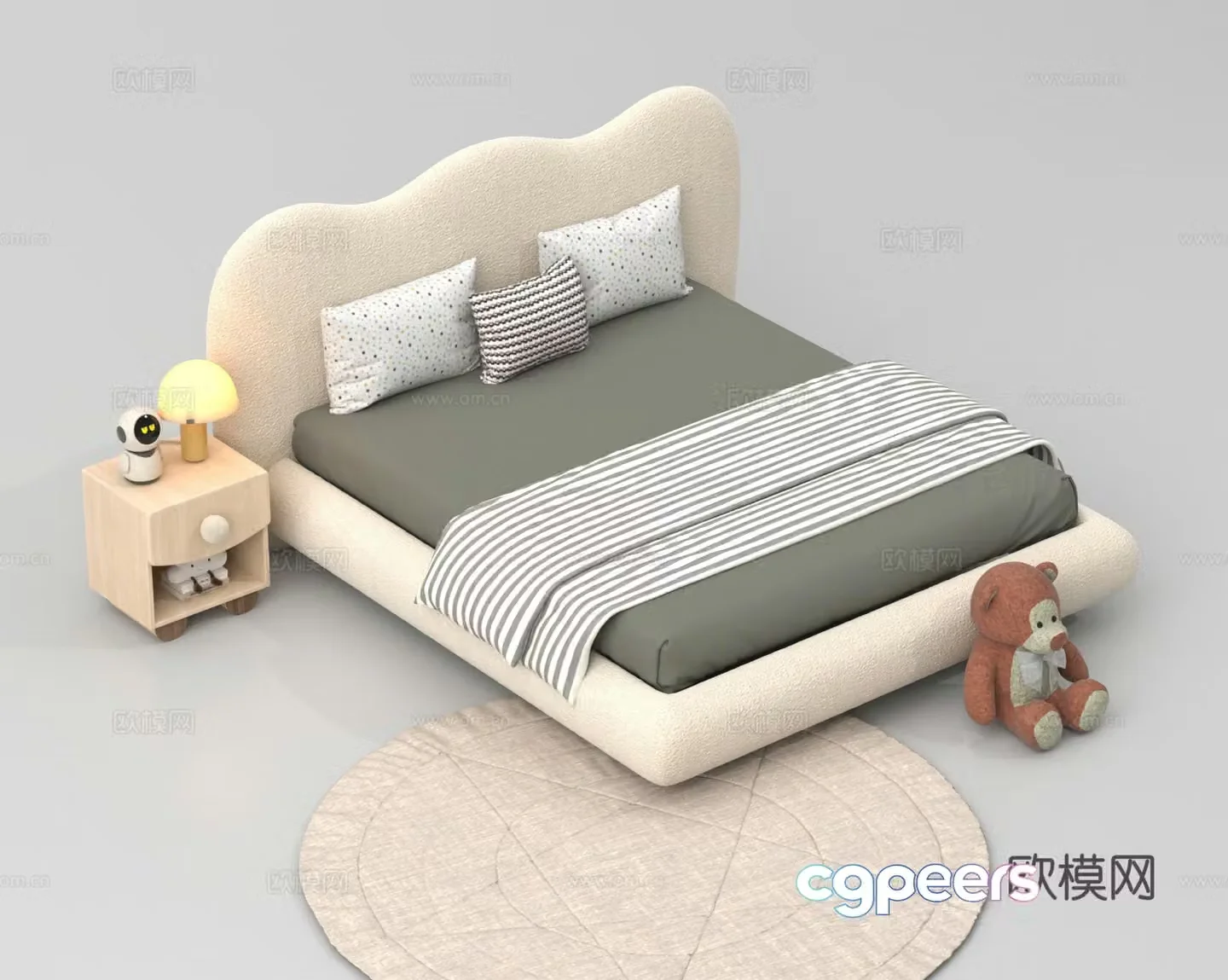 Children’s bed 3d model