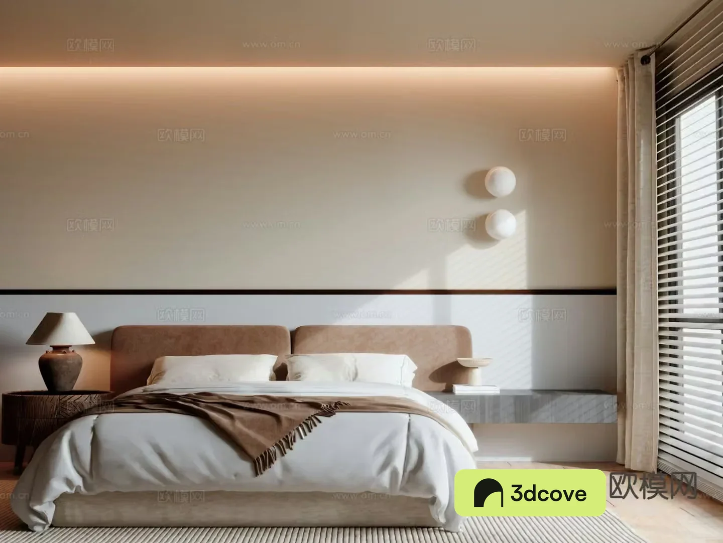Medieval style double bed