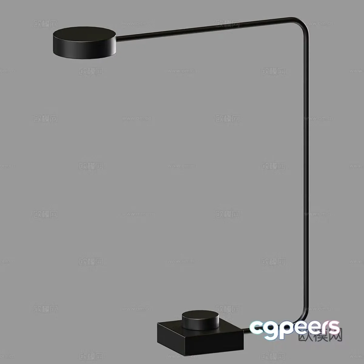 Modern simple desk lamp eye protection lamp 3d model