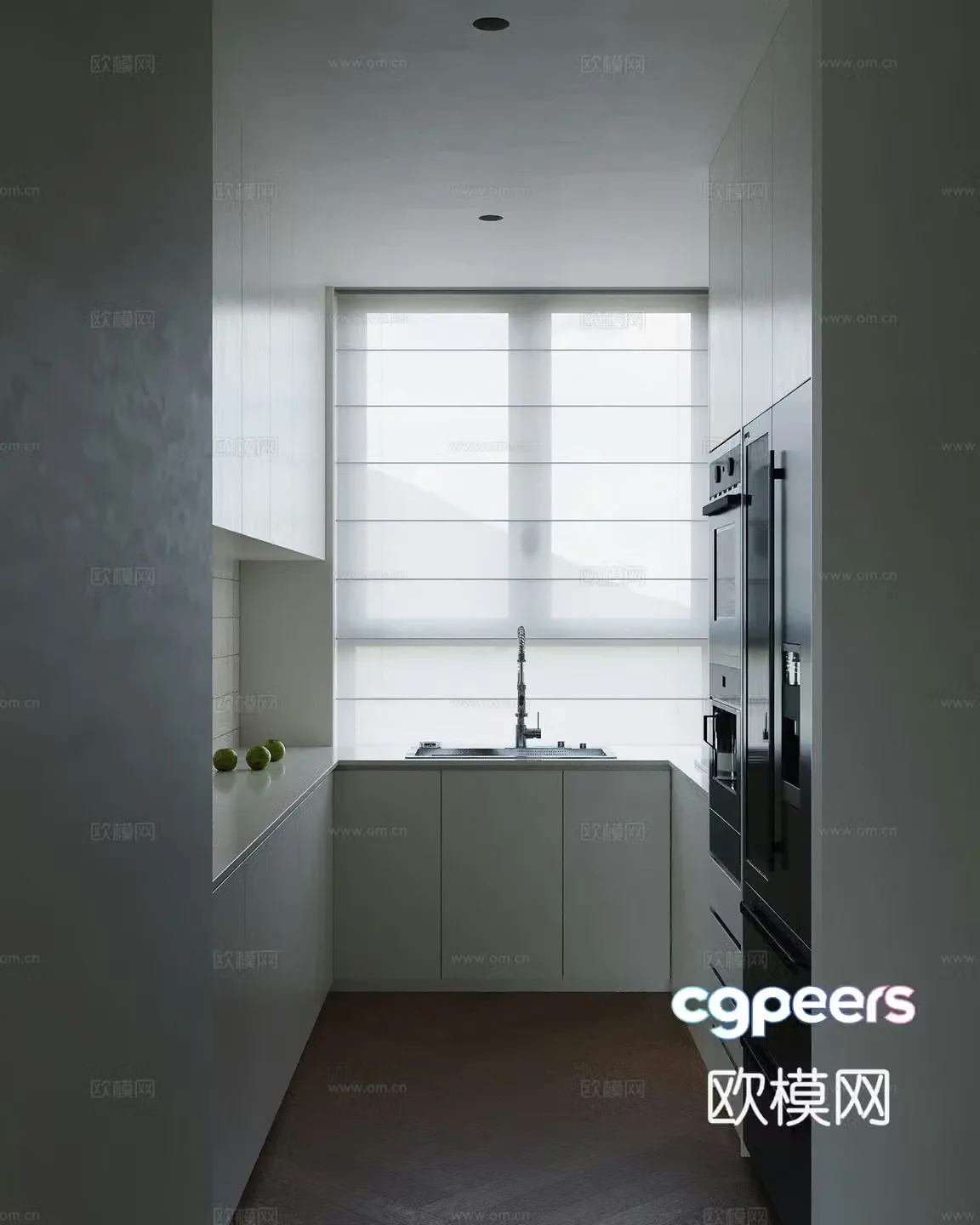 Modern kitchen 3d model