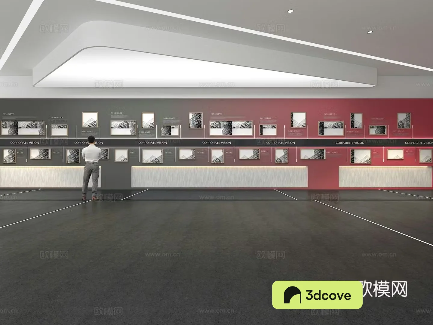 Cultural wall Corporate culture wall Display wall Theme wall Exhibition hall Campus culture Corridor