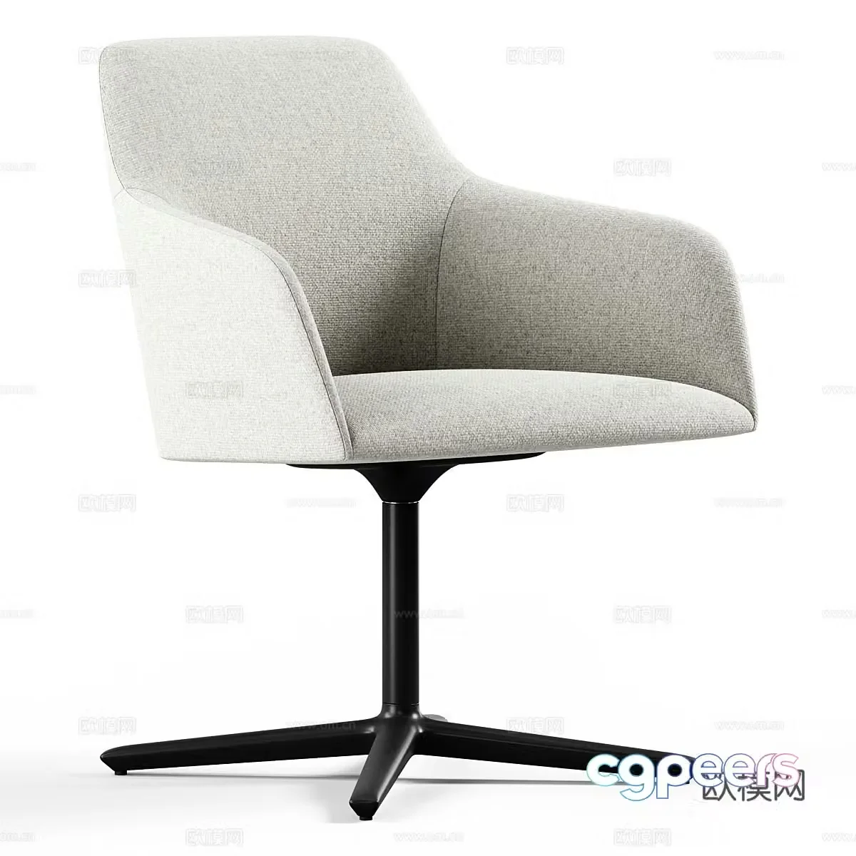 Modern Italian office chair 3d model