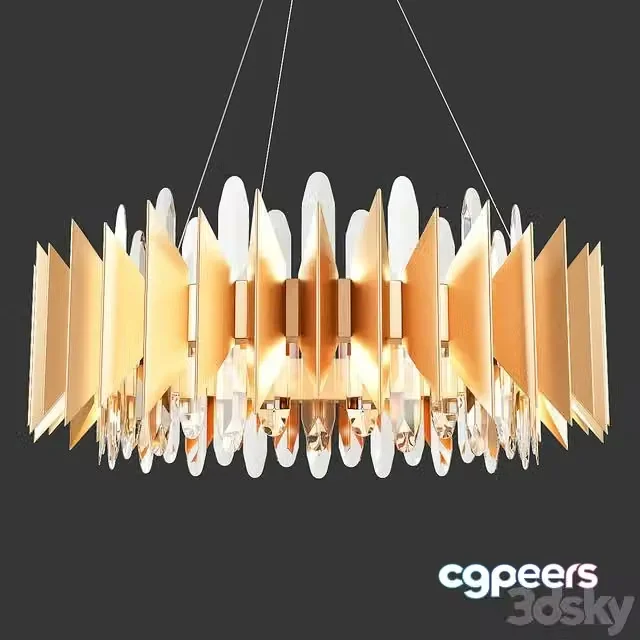 3ds Max Free – Stunning chandelier 2