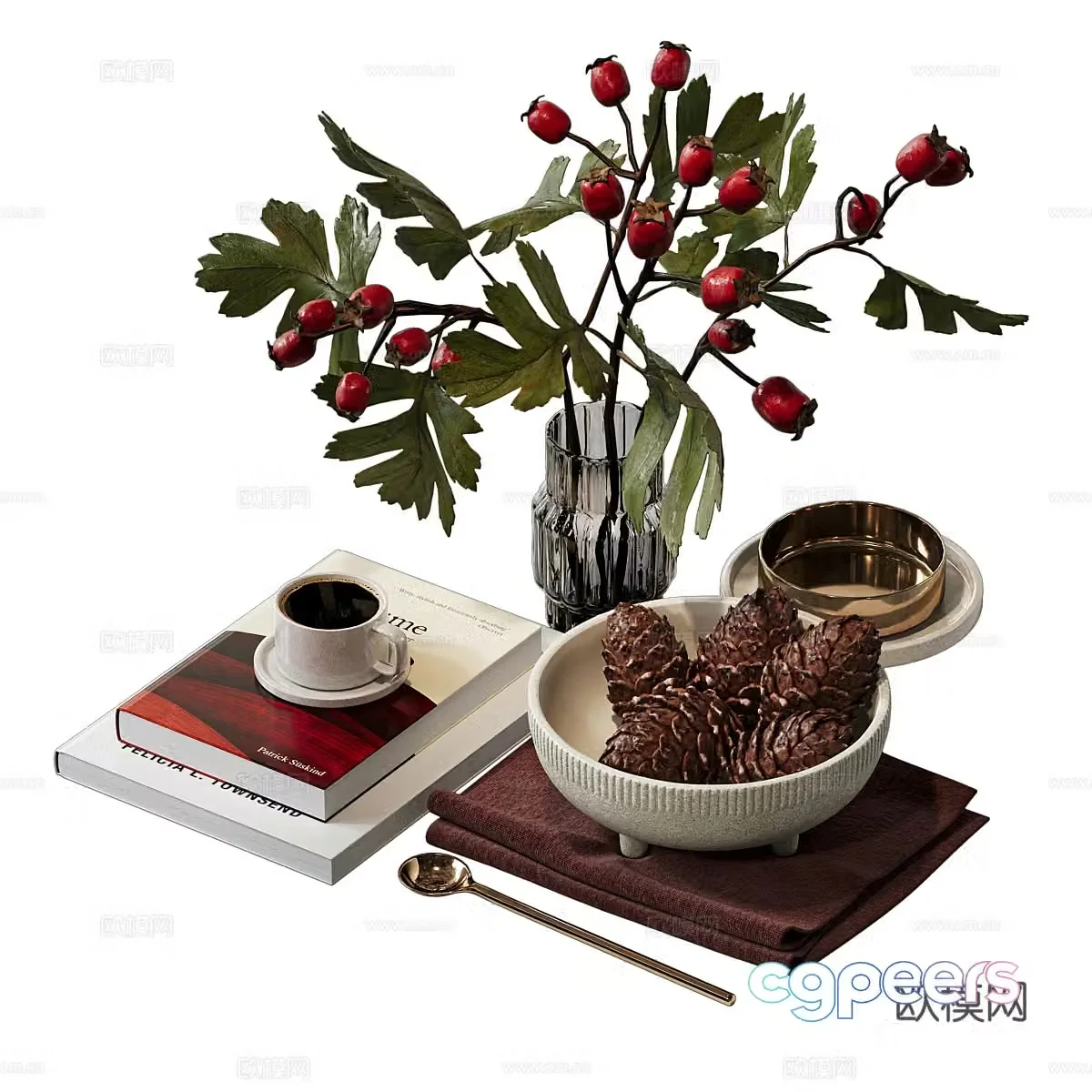 Tableware combination 3D model