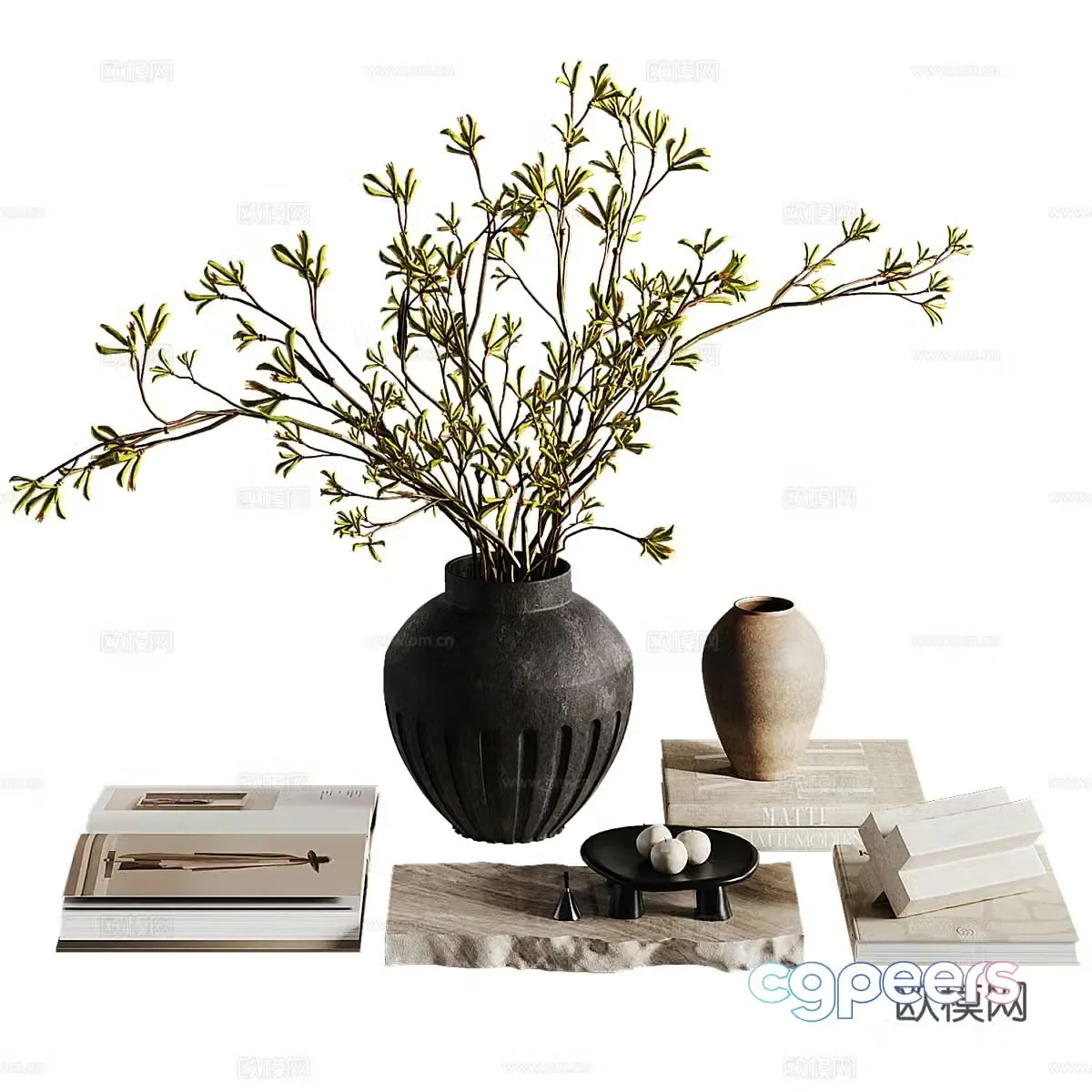 New Chinese style decoration ornaments 3D model