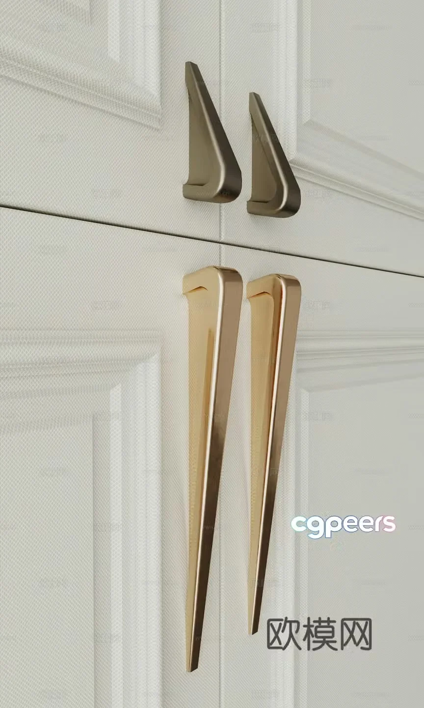 Cabinet door handle 3D model