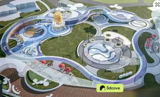A Futuristic Theme Park