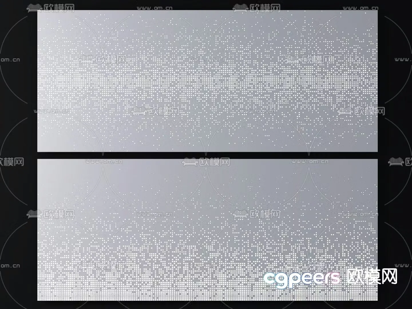Perforated plate Gradient orifice plate Luminous plate Punching plate 3D model