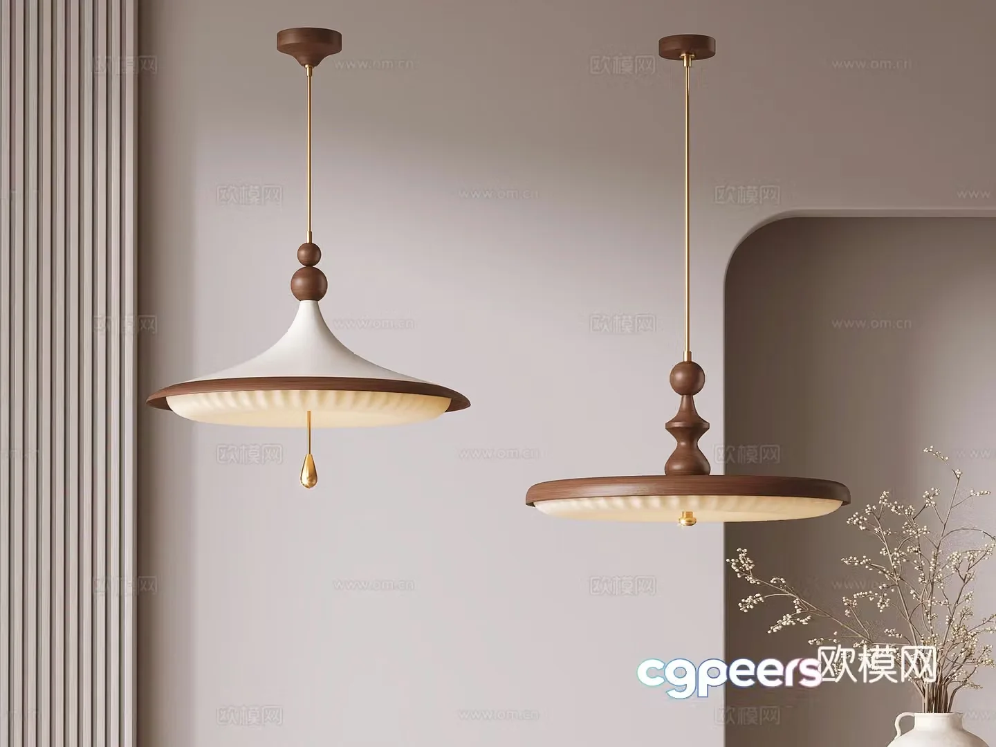3D model of medieval style chandelier