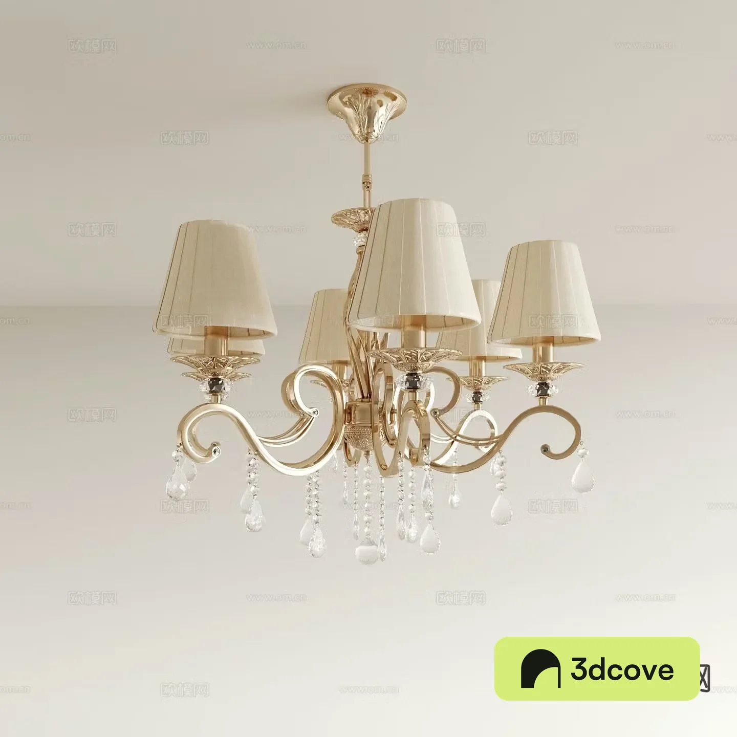 European style chandelier restaurant chandelier