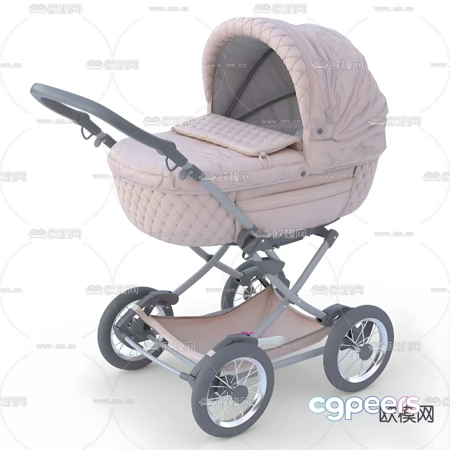 stroller 3d model