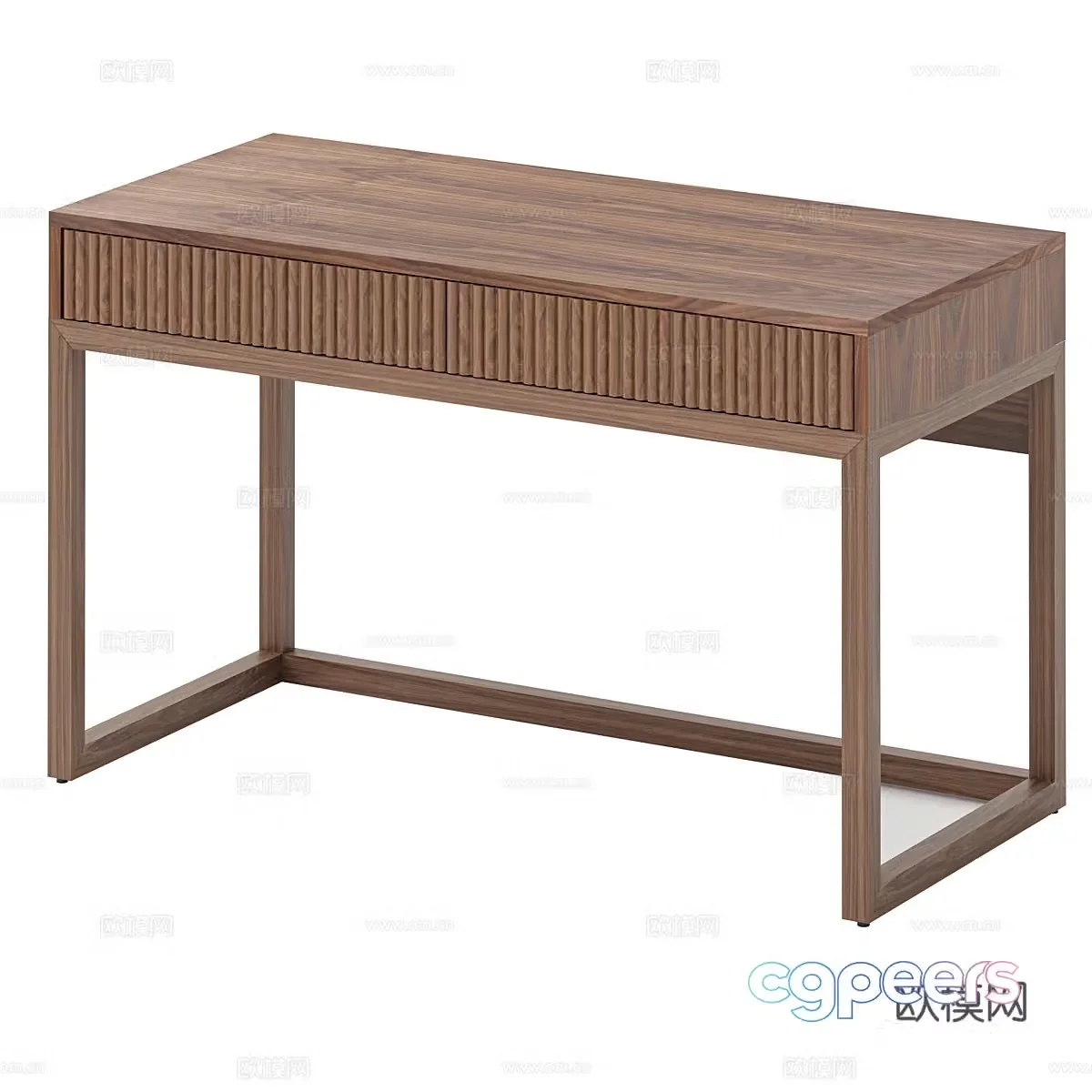 Nordic simple desk desk simple desk desk 3d model