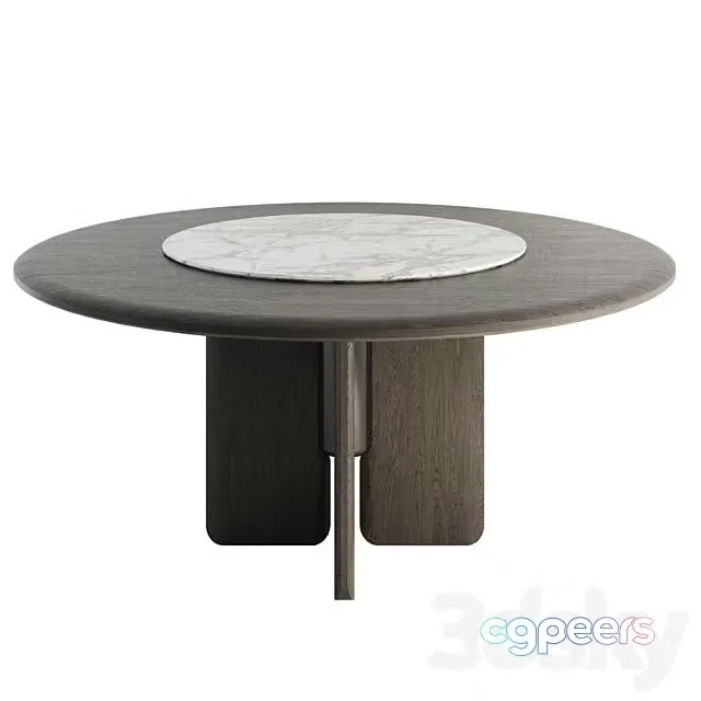 3ds Max Free – Dining Table Faifo District Eight 02