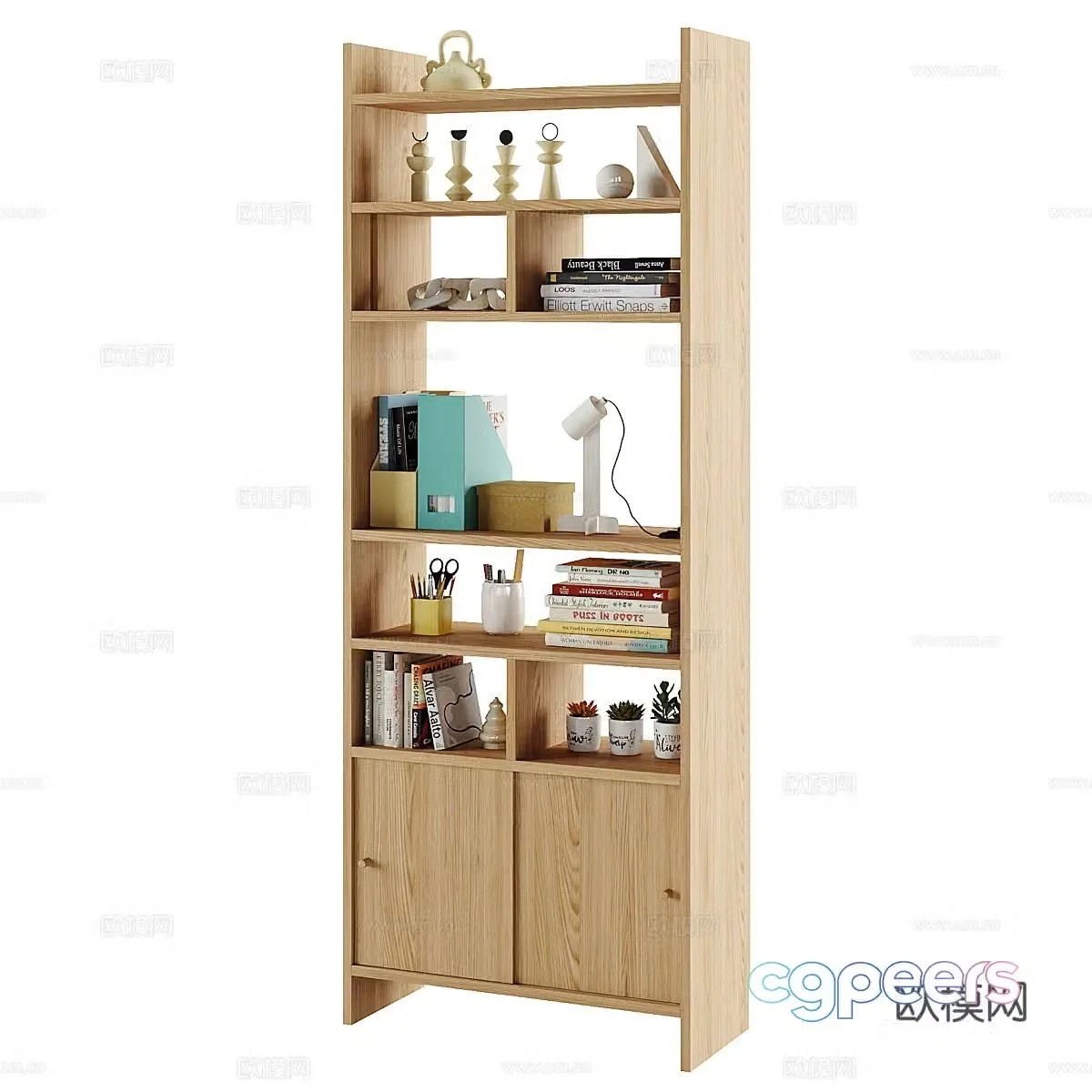 Ikea Ladmakare Storage Shelf 3D Model