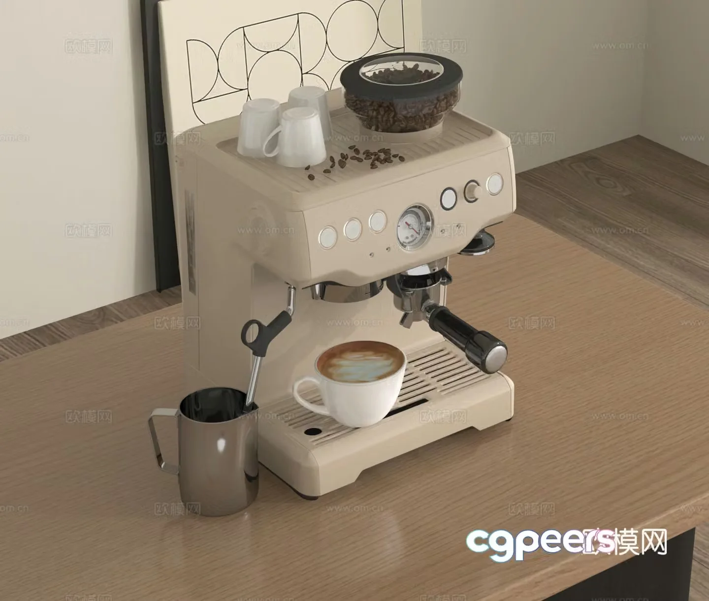 Coffee machine 3d model