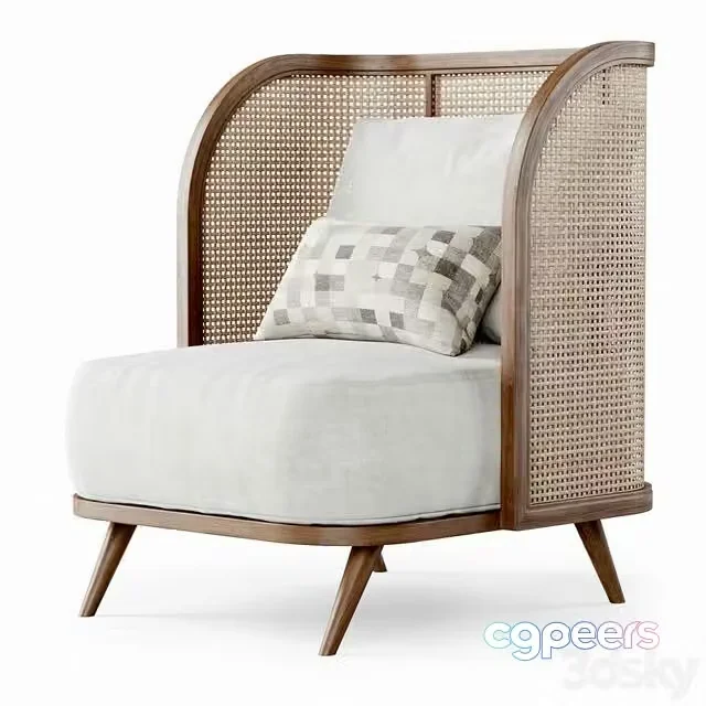 3ds Max Free – Garden lounge chair CV21 by Bpoint Design