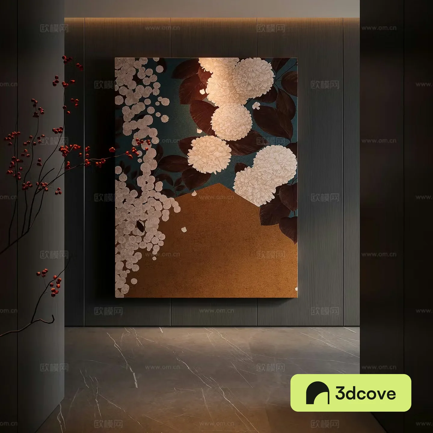 Modern medieval style decorative painting